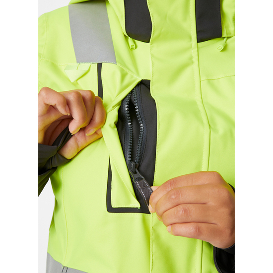 Zdjęcie 8 - Kurtka zimowa odblaskowa damska Helly Hansen 71398_369 W LUNA HI VIS WINTER JACKET