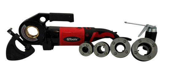 Zdjęcie 3 - Elektryczna gwintownica do rur GTools G-Tronic GT12114 1/2 - 1 1/4" + Imadło Łańcuchowe LIGHT