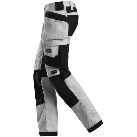 Zdjęcie 2 - 6247 Spodnie Stretch AllroundWork z workami kieszeniowymi – damskie Snickers Workwear białe