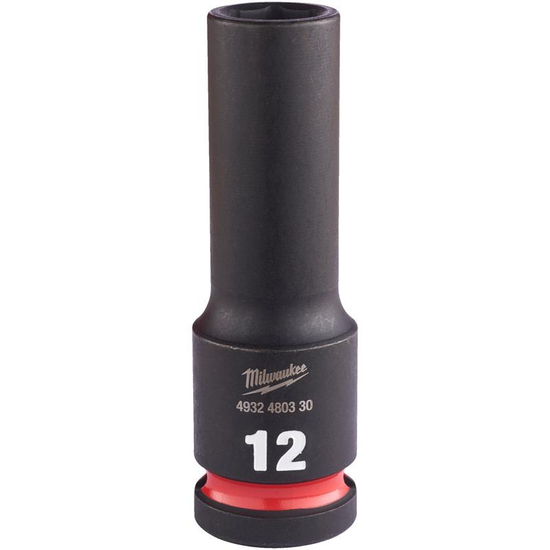 Zdjęcie 1 - Nasadka udarowa HEX 1/2" długa 12 mm Milwaukee 4932480330