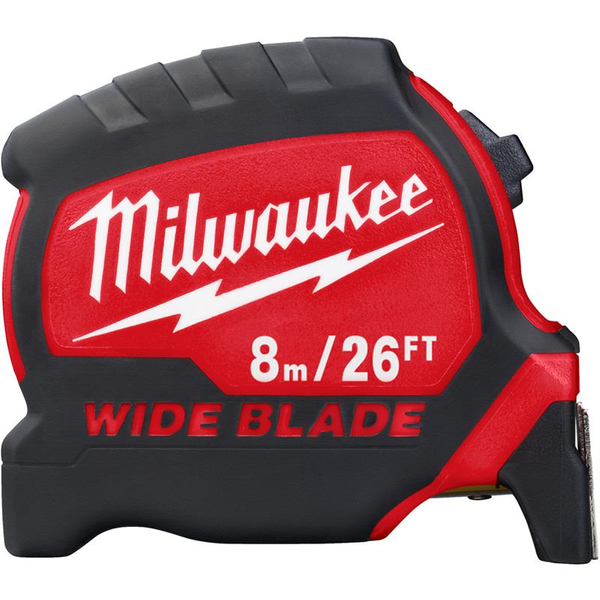 Zdjęcie 1 - Taśma miernicza Premium Wide 8 m / 26 ft 4932471818 Milwaukee