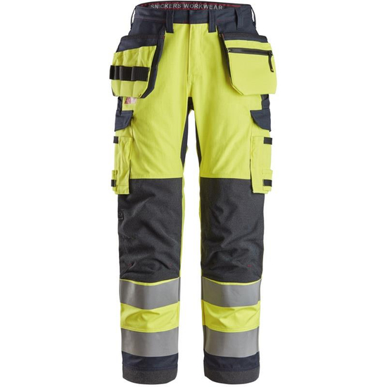 Zdjęcie 1 - Spodnie Odblaskowe ProtecWork z workami kieszen. i obustron. kieszeniami, EN 20471/2 Snickers Workwear 62616695