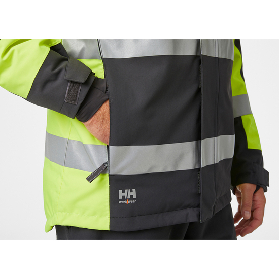 Zdjęcie 7 - Kurtka zimowa odblaskowa Helly Hansen 71392_369 Parka Alna 2.0 kolor żółty
