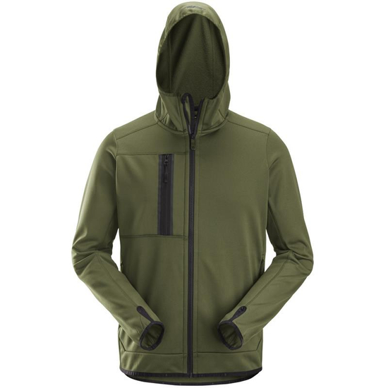 Zdjęcie 1 - Bluza Polarowa z kapturem AllroundWork, na suwak Snickers Workwear 80583100