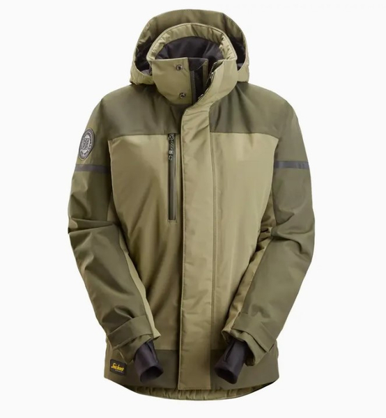 Zdjęcie 1 - 1177 Kurtka przeciwdeszczowa, ocieplana - damska AllroundWork Snickers Workwear Kolor: Khaki Green