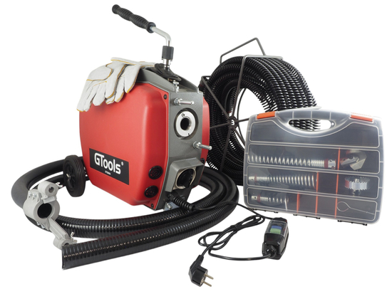 Zdjęcie 1 - Przepychacz do rur kanalizacji G-TOOLS GT8200A 32mm spirala do rur  75-200 MM