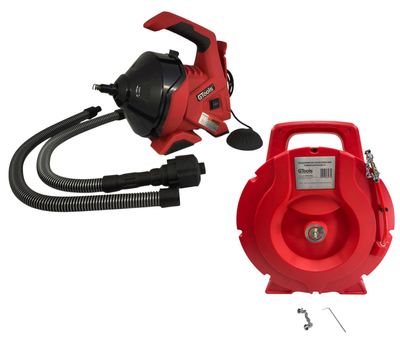 Przepychacz do rur kanalizacji TG50A + Urządzenie do czyszczenia rur Turboflex GT3250/15