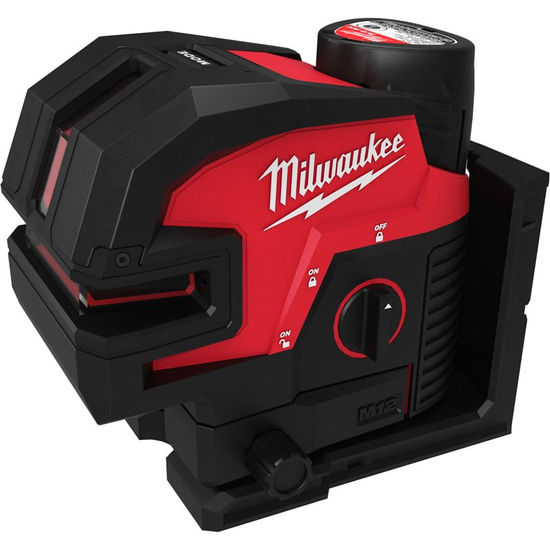 Zdjęcie 1 - M12CLL4P-301C LASER KRZYŻOWY M12™ Z 4 PUNKTAMI Milwaukee 4933479203