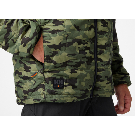 Zdjęcie 7 - Kurtka Helly Hansen 73230_481 KENSINGTON HOODED LIFALOFT JACKET kolor moro