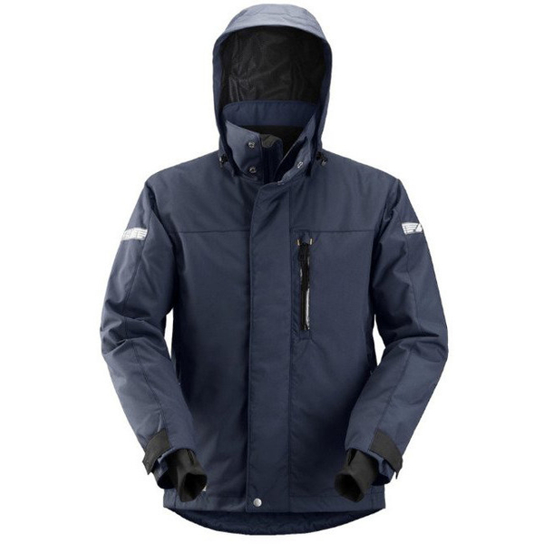 Zdjęcie 1 - 1102 Kurtka ocieplana AllroundWork, 37.5® z kapturem kolor granatowo - czarny Snickers Workwear