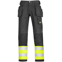 3235 Spodnie Odblaskowe z workami kieszeniowymi, EN 20471/1 Snickers Workwear