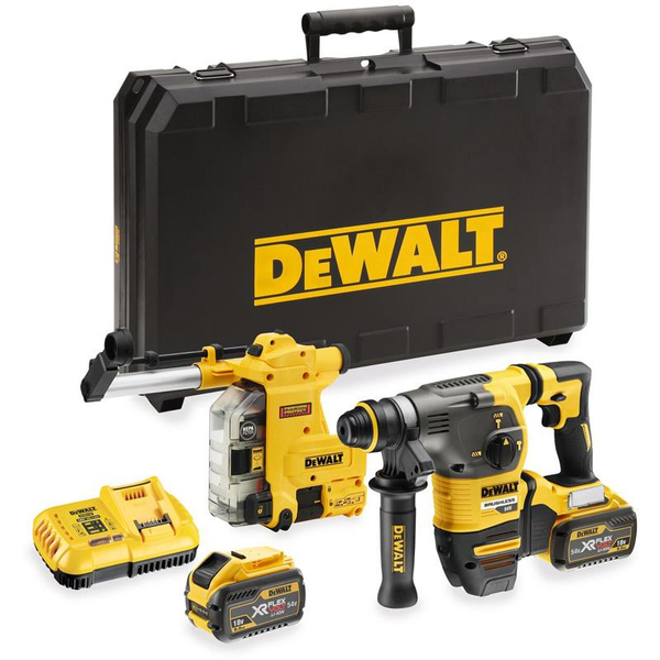 Zdjęcie 1 - Młotowiertarka akumulatorowa DeWalt DCH335X2 SDS-Plus 3.5J 54V XR Flexvolt 2x9Ah