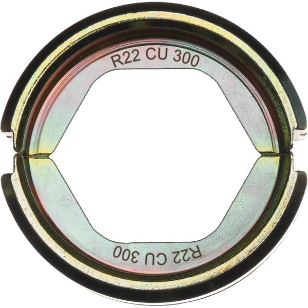 Zdjęcie 1 - Matryca zaciskowa do końcówek rurowych i konektorów R22 OU/KRF 300 do zaciskarki M18 HCCT Milwaukee 4932479389