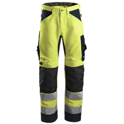 6331 Odblaskowe spodnie robocze AllroundWork+, EN 20471/2 Snickers Workwear