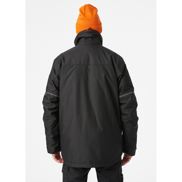 Zdjęcie 4 - Kurtka zimowa Helly Hansen 71345_990 KENSINGTON WINTER JACKET kolor czarny