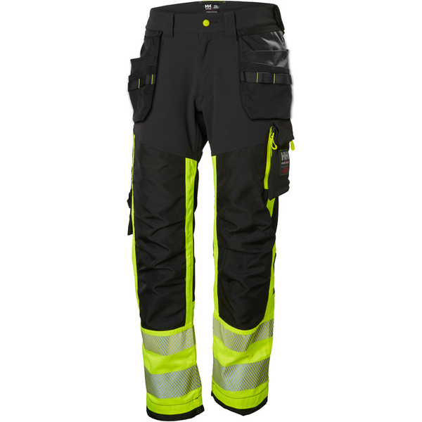 Zdjęcie 1 - Spodnie odblaskowe Helly Hansen 77471_369 ICU HI VIS CONSTRUCTION PANT CL 1 kolor żółty