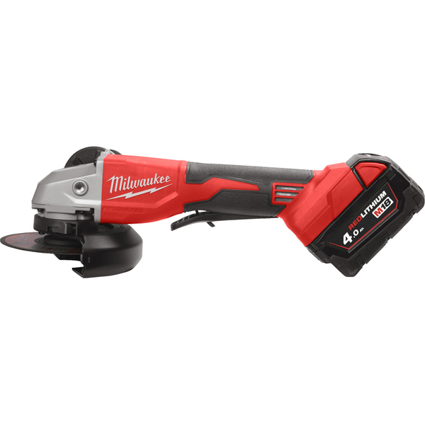 Zdjęcie 2 - Szlifierka kątowa akumulatorowa Milwaukee M18 BLSAG125XPD-402X 125mm 18V 2x4Ah 4933492646