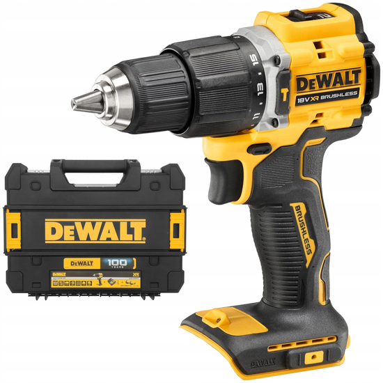Zdjęcie 1 - Wiertarko-wkrętarka akumulatorowa "100 lat" DeWalt DCD100YNT 68Nm 18V XR TSTAK