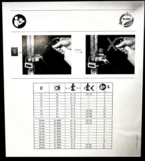 Zdjęcie 3 - Elektryczna zamrażarka do rur REMS FRIGO 2 F-ZERO