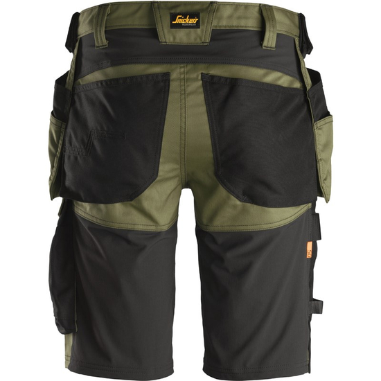Zdjęcie 2 - Spodnie Krótkie Stretch AllroundWork z workami kieszeniowymi Snickers Workwear 61413104