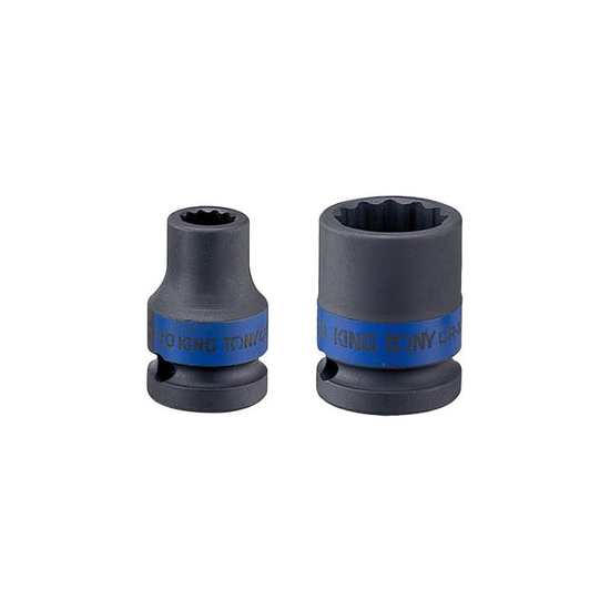Zdjęcie 1 - NASADKA KRÓTKA UDAROWA 1/2" 12mm x 38mm, 12-kąt 453012M King Tony
