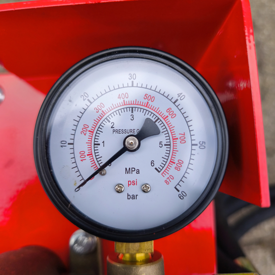 Zdjęcie 9 - G-PUMP Ręczna pompa testująca kontrolna do prób ciśnieniowych 60 bar + Zgrzewarka do rur 20-63