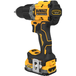 Nawigacja zdjęcie 5 - Wiertarko-wkrętarka udarowa akumulatorowa DeWalt DCD805E2T 90Nm 18V XR Powerstack 2x1.7Ah