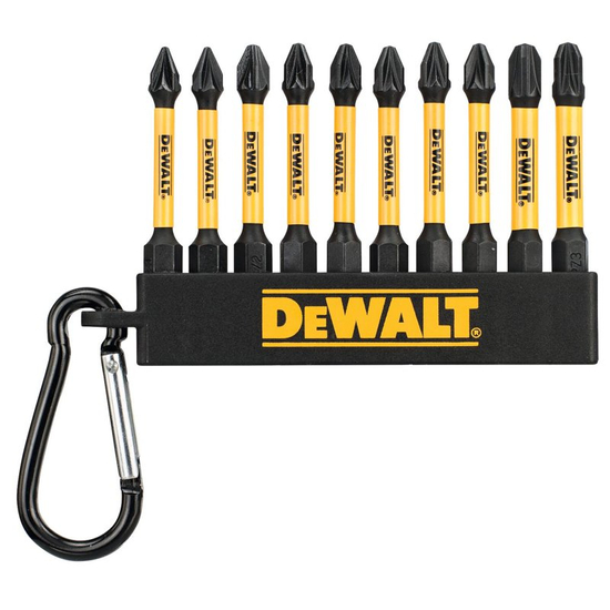 Zdjęcie 1 - DeWALT ZESTAW 10SZT KOŃCÓWEK BITY PZ1 PZ2 PZ3 DT7276