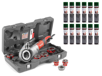 Gwintownica RIDGID 690-I gwinciarka + 12szt oleju syntetycznego