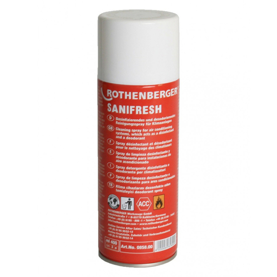 Zdjęcie 2 - Środek dezynfekujący SANIFRESH 12x400ml 0858.00 ROTHENBERGER