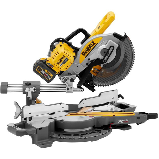 Zdjęcie 2 - Piła ukośnica akumulatorowa DeWalt DCS727T2 250mm 54V XR Flexvolt 2x6Ah