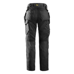Nawigacja zdjęcie 4 - 6701 Spodnie AllroundWork+ z workami kieszeniowymi - damskie kolor czarny Snickers Workwear