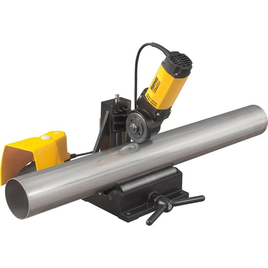 Zdjęcie 3 - REMS Cento elektryczny obcinak maszyna do cięcia rur z kółkiem CU-INOX  + Stół i podpórka