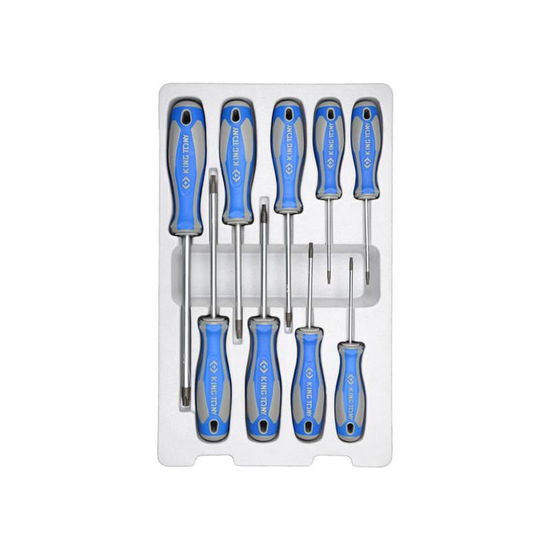 Zdjęcie 1 - ZESTAW WKRĘTAKÓW 9 cz. TORX T8, T9, T10, T15, T20, T25, T27, T30, T40 30319PR King Tony