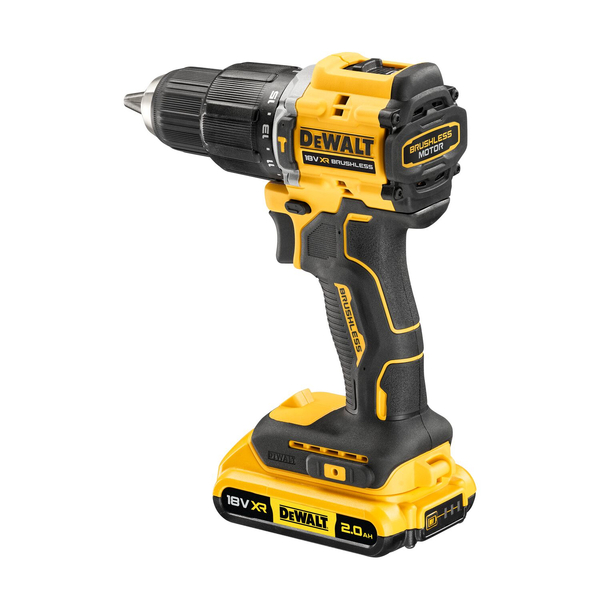 Zdjęcie 4 - Wiertarko-wkrętarka akumulatorowa "100 lat" DeWalt DCD100YD2T 68Nm 18V XR 2x2.0Ah