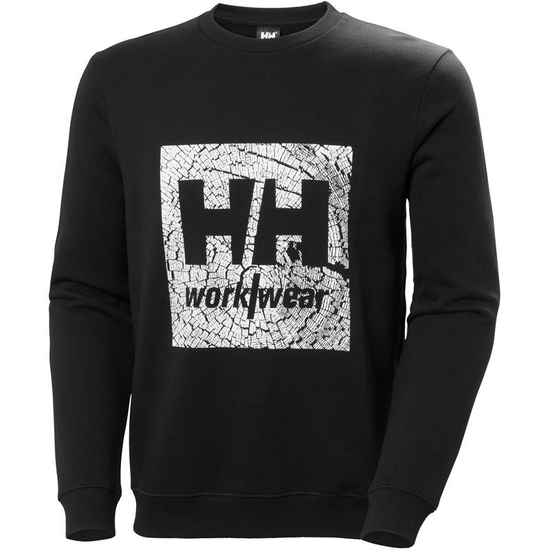 Zdjęcie 1 - Bluza Helly Hansen 79263_990 Graphics/Logo kolor czarny