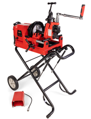 SUPER PROMO Gwintownica / gwinciarka do rur 3 '' Gtools GTronic 3 na wózku + Rowkarka COMBO 1-6"