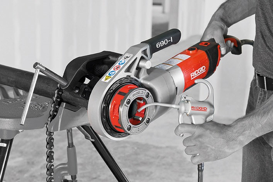 Zdjęcie 3 - Gwintownica RIDGID 690-I gwinciarka + 12szt oleju syntetycznego