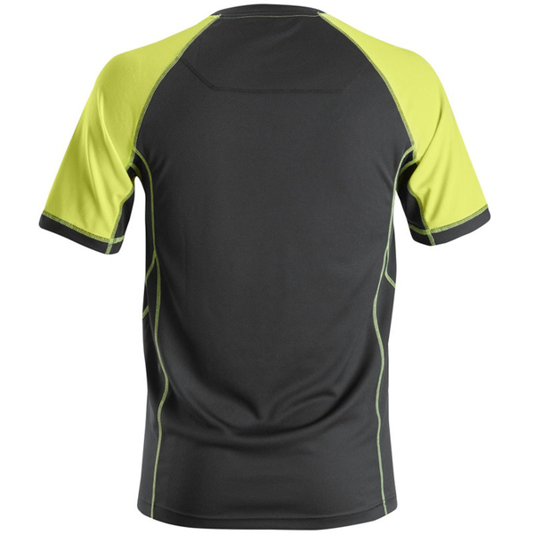 Zdjęcie 4 - 2505 T-shirt neonowy Snickers Workwear czarny