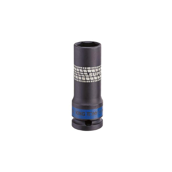 Zdjęcie 1 - NASADKA DŁUGA UDAROWA CIENKOŚCIENNA 1/2" 21mm x 80mm, 6-kąt, STAL Cr-Mo, DO ALUFELG 441521M King Tony