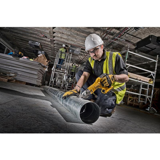 Zdjęcie 5 - Nożyce do cięcia blachy akumulatorowe DeWalt DCS491NT 18V XR