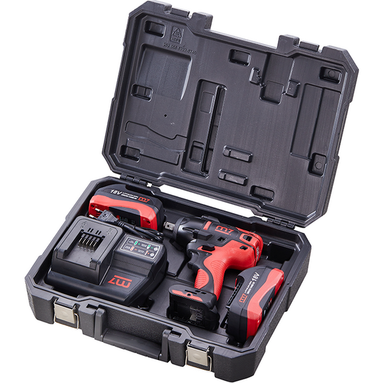 Zdjęcie 1 - Klucz udarowy akumulatorowy 1/2" 813Nm 2x5Ah 18V Mighty Seven [DW-401A]