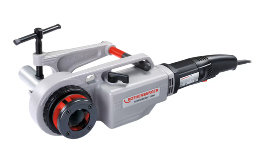 Zdjęcie 3 - Elektryczna gwintownica do rur SUPERTRONIC 2000 1/2-2" + imadło 1/8-6'' GT6 Rothenberger 71256 