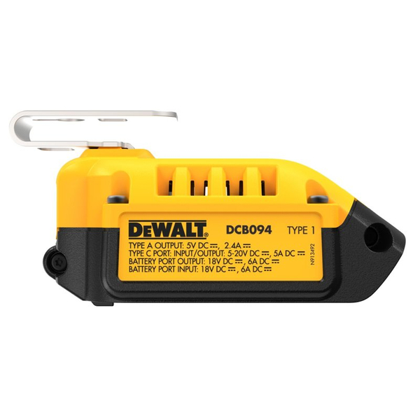 Zdjęcie 4 - Adapter/Zestaw do ładowania 5A DeWalt DCB094K