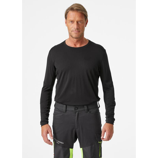 Zdjęcie 3 - Koszulka termoaktywna Helly Hansen 75117_990 Lifa Active kolor czarny