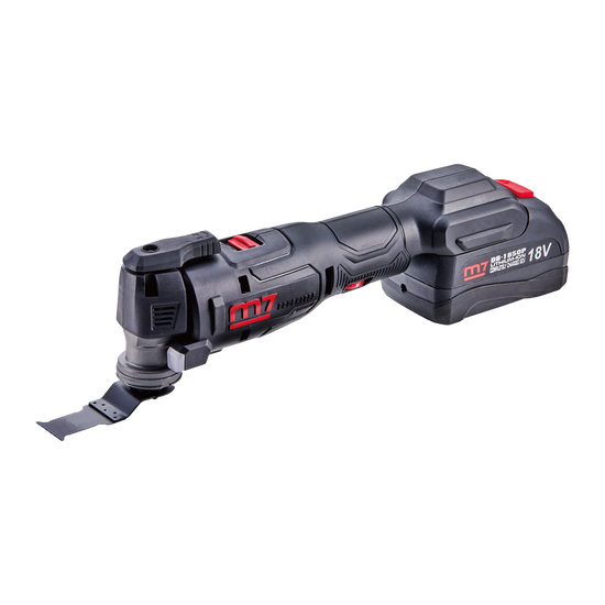 Zdjęcie 1 - Wielofunkcyjne urządzenie akumulatorowe, Multitool z akcesoriami 2x5Ah 18V Mighty Seven [DOM-101A]
