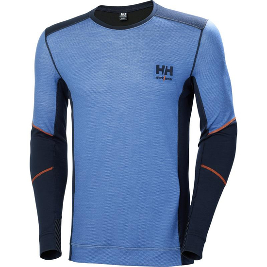 Zdjęcie 1 - Koszulka termoaktywna Helly Hansen 75106_595 HH LIFA Merino kolor granatowy