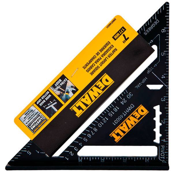 Zdjęcie 2 - Przymiar dekarski 7'' aluminium DeWALT DWHT46031-0