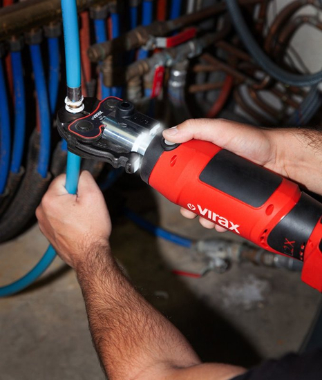 Zdjęcie 6 - Zaciskarka Virax Viper® L2X Cas System + Zacisk Główny + Szczęki U16/U20/U25