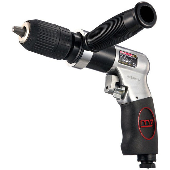 Zdjęcie 1 - Wiertarka pneumatyczna pistoletowa dwukierunkowa 800 obr./min. Mighty Seven QE-341